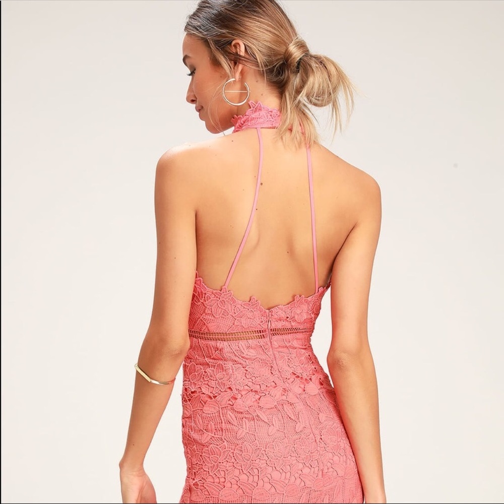 Bardot | Noni Halter Dress Bright Melon Size 8/M - Picture 4 of 8